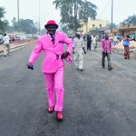 Daniele Tamagni’s Gentlemen of Bacongo book reveals the dapper street style of Congo’s dandies, the “Sapeurs.” Photo: Daniele Tamagni